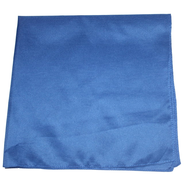 Ensemble de 150 Bandanas Unis 100 % Coton - Lot de Gros (Bleu Royal)