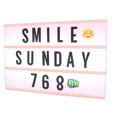 thumbnail image 1 of Coofit Cinema Light Box Romantic LED Light Box Marquee Light for Valentine's Day, 1 of 9