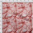 thumbnail image 4 of oneOone Polyester Spandex Peach Fabric Florals Sewing Material Print Fabric By The Yard 56 Inch Wide, 4 of 4