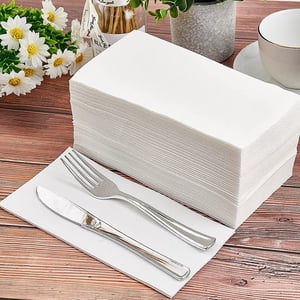 WHAMVOX paper hand towels for bathroom White Paper Disposable 100pcs Kitchen Use