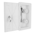 thumbnail image 3 of Robinet d'Extérieur Accessoire Extérieur Boîte de Douche Extérieure pour VR Trousse Double Valve Froid Chaleur Double Contrôle avec Tuyau Métallique Tête de Pulvérisation Verrou Clés 1/2 Po, 3 of 8