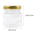 thumbnail image 3 of EASTIN Jars Glass Bottles Mason Mouth Empty Jar Wide Seasoning Containers Storage Kitchen Bottle Spices Canning Quart Jam Clear, 3 of 6