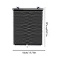 thumbnail image 3 of EGNMCR Home Decor 17.7x49.2in Multipurpose Adjustable Roller Shade For Windows No Drill Mounting Sunscreen Light Blocking Expandable For Bedroom Living Room Office Car Windshield Plastics curtains, 3 of 6