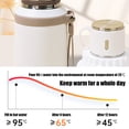 thumbnail image 3 of Tea Water Separation Insulation Cup with 316 Stainless Steel Construction, Large Capacity for Herbal Tea, Keeps Temperature Constant, Portable Design for Office and Outdoors, 3 of 6