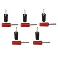 thumbnail image 1 of Adaptateur de Sonde Banane, Laiton Étanche 10A Mâle pour Panneau de Ressort Intérieur Rouge+noir, Jaune+vert, 1 of 8