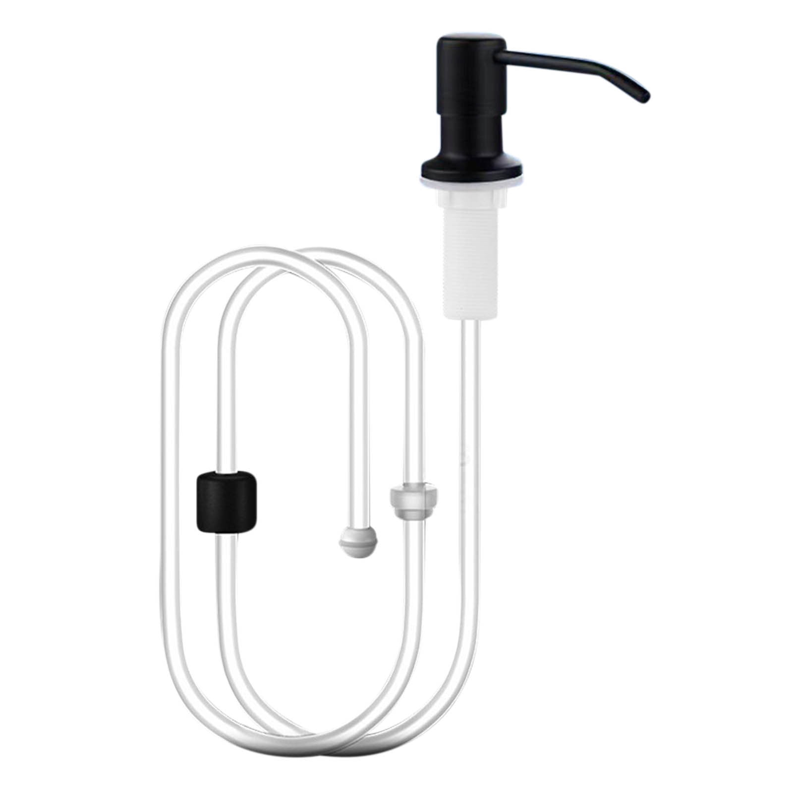 Stainless Steel Water Bottle Kitchen Sink Detergent Extractor Pump with 304 Stainless Steel, 100cm Extension Pipe for Dish Soap Press Bottle, Easy Clean Water Bottle