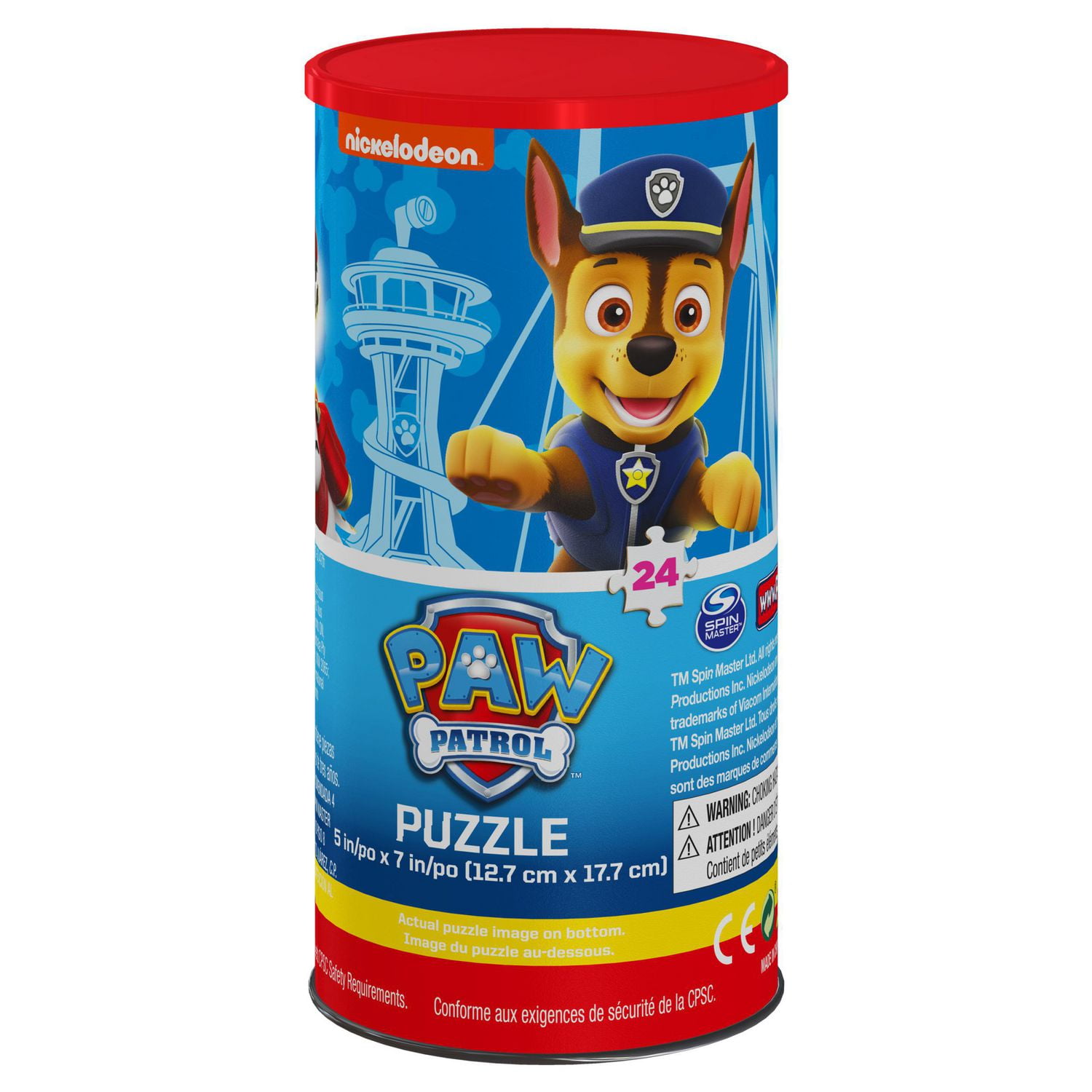 Puzzle PAW Patrol 48 pièces en tube
