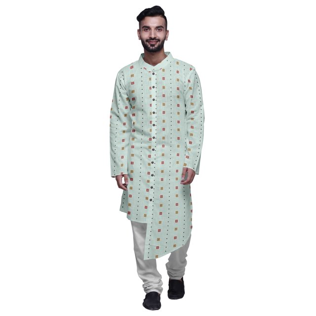 Atasi Cotton Printed Kurta Set For Men Designer Casual Kurta Pajama Clothing