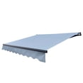 thumbnail image 2 of ALEKO Motorized Retractable 12 x 10 ft Home Patio Canopy Awning Silver Grey, 2 of 10