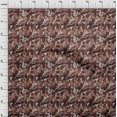 thumbnail image 4 of oneOone Cotton Silk Brown Fabric Abstract Sewing Craft Projects Fabric Prints By Yard 42 Inch Wide, 4 of 4