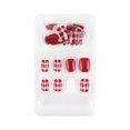 thumbnail image 1 of ziyahi False Nail Wearable Perfect Matching Simple to Wear No Irritating Odor Fake Fingernail Breathable Press Type Adjustable Paster Type 16 Type 2 F741 1Set, 1 of 6