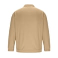 thumbnail image 3 of BLCHUNen Long Sleeve Shirts for Men Pullover Turndown Collar Button Casual Lightweight Workout Active Sports Fall Tops, 3 of 6