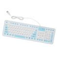 thumbnail image 3 of Clavier en Silicone, Clavier en Silicone Pliable 106 Retrousser Clavier Étanche Clavier Haut de Gamme Performance, 3 of 8