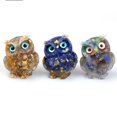 thumbnail image 5 of Hibou en Résine Cristal Naturel Équilibrant Reiki et Chakra pour Cadeaux, 5 of 5