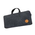 thumbnail image 3 of funtasica 87 Key Keyboard Case for Mechanical Keyboards Gaming PC Keyboard Storage Bag Dark Gray, 3 of 9