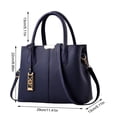 thumbnail image 3 of Bmisegm Fashion Handbag Simple Bag Large Capacity One Shoulder Women Bag Work Tote Red One Size, 3 of 3