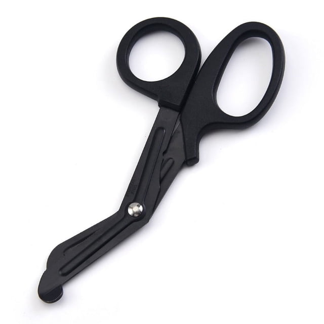 Bandage Shears, Stainless Steel Scissors Multipurpose Cutting Tool with Serrated for Gauze Bandage Canvas Wool