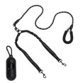 thumbnail image 1 of Unique Bargains Double Dog Leash Hands-Free Dual Dog Leash with Comfortable Padded Handle Double Leash for Two Dogs Adjustable Length 1 Set Black, 1 of 7