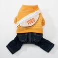 thumbnail image 3 of Winter Dog Clothes Pets Outfits Coat Jacket For Dogs Warm Clothes Denim Clothes New, 3 of 5