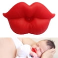 thumbnail image 4 of Pacifiers Silicone Pacifier Easy to Clean Ages Newborn & Up Children Red, 4 of 8