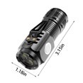 thumbnail image 3 of Clearance! JMYHOAM Outdoor Flashlight Flashlight LED Portable Toggle Clip Mini Light Source Lamp 20W Power Built- Lithium Battery Water Resistance Grade IPX6 Adsorbable Metal Camping, 3 of 9