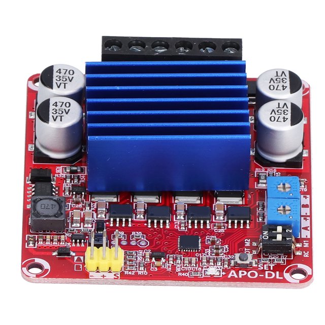 Carte de Conducteur de Moteur, Module de Commande de Moteur Électrique à Double Canal DC ESC Pilote de Moteur pour la Commande de Commutation pour la Vitesse du Moteur