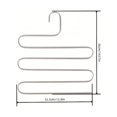 thumbnail image 5 of 1/2/3/4 Pcs Porte-Pantalons multi-Couches, Porte-Vêtements Multifonctionnel en Forme de s pour Garde-Robe, 5 of 5