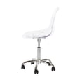 thumbnail image 4 of Heavenly Collection Acrylic Office Chair, Clear Office Chair, Acrylic Desk Chair, Acrylic Adjustable Chair, Adjustable Office Chair, Acrylic Swivel Chair, Clear Chair with Wheels, Office Chair, 4 of 9