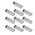 thumbnail image 3 of Round Connector Nut, Female Thread 304 Stainless Steel Coupling Nut 10Pcs  For Home Decoration, 3 of 8