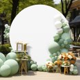 thumbnail image 3 of BeesClover Round Arch Backdrop Cover 6ft/6.5ft/7.2ft Wrinkle Resistant Machine Washable for Wedding Birthday Baby Shower Decorations, 3 of 7