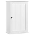 thumbnail image 1 of Yaheetech 3 Tier Wall Mounted Storage Cabinet w/Single Door Kitchen/Living Room,White, 1 of 7