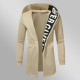 thumbnail image 3 of Birdeem Mens Solid Color Design Zipper Pocket with Velvet Long Sleeved Hooded Casual Jacket, 3 of 7