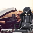 thumbnail image 4 of BestOffice Office Chair Ergonomic Racing Style, Lumbar Support Adjustable Stool Swivel Rolling for Women, Man, Black, 4 of 7