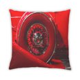 thumbnail image 2 of Ahgly Company Color Focus Red Coussin Décoratif d'Extérieur, 18 Po X 18 Po, 2 of 6