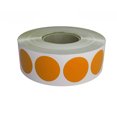 thumbnail image 1 of Round Sticker dot in Orange 19mm Sticker Label Circles on a roll 3/4" Diameter - 1050 Pack by Royal Green, 1 of 1