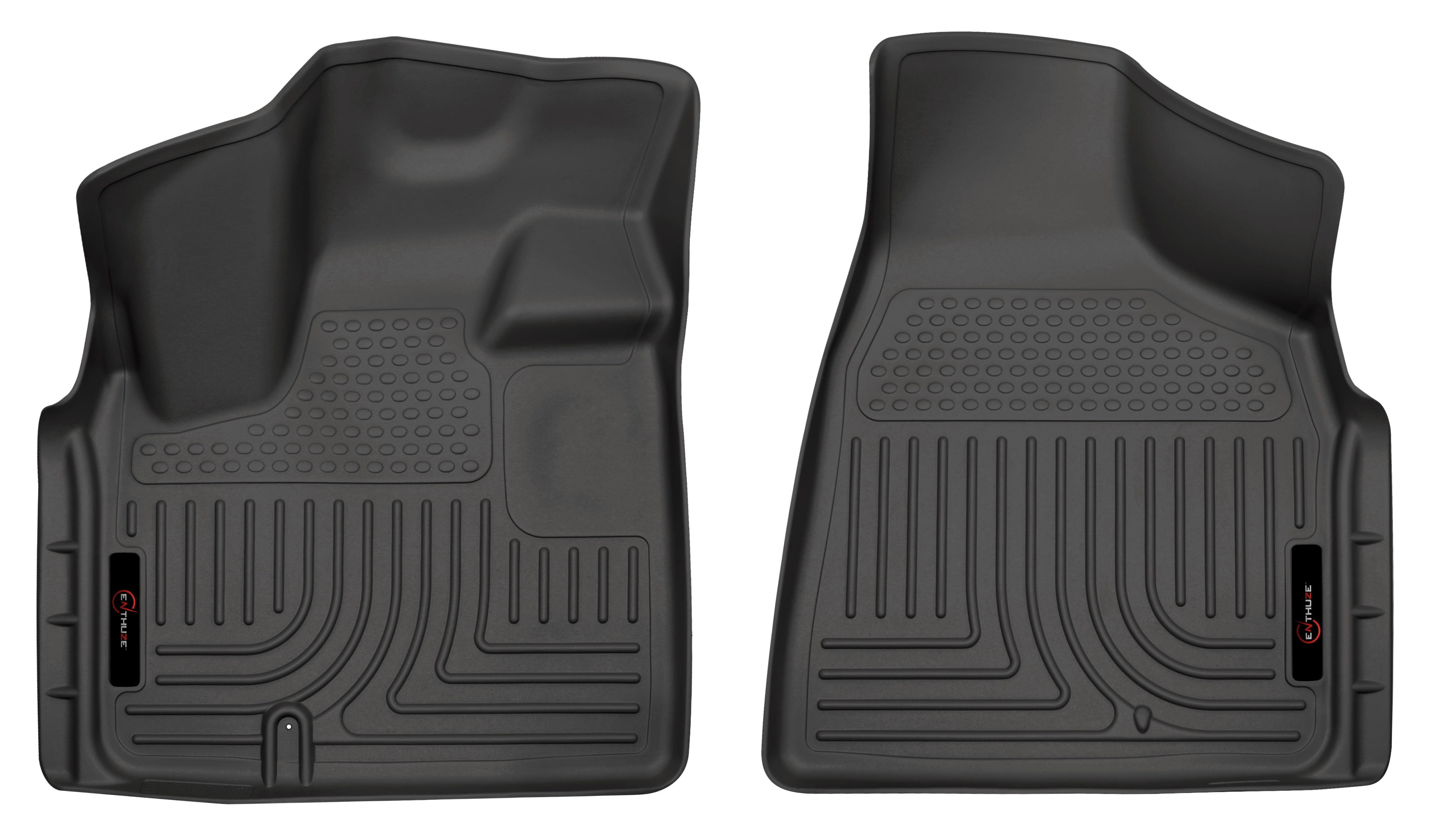 Enthuze Front Floor Liners for 2008-2020 Dodge Grand Caravan and 2008-2016 Chrysler Town & Country