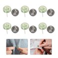 thumbnail image 2 of 6Pcs Simple Collar Corsages Clothes Decorative Breastpins No Sewing Buttons, 2 of 8