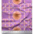thumbnail image 1 of Soimoi Poly Georgette Fabric Artistic Flower & Arrow African Decor Fabric Printed Yard 42 Inch Wide, 1 of 1