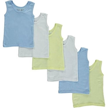 Bambini Boy's Six Pack Pastel Tank Top Medium
