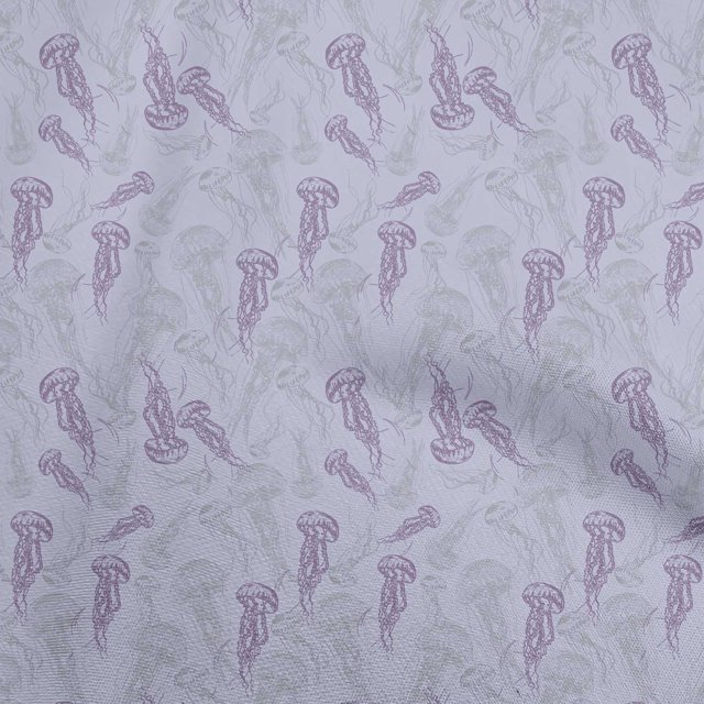 oneOone Georgette Viscose Dusty Blue Fabric Sea Sewing Craft Projects Fabric Prints By Yard 42 Inch Wide
