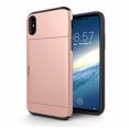 thumbnail image 4 of iPhoneXR Case Hybrid Rugged Hard Back Cover with ID Credit Card Slot Holder Wallet Case for Apple iPhoneXR - White, 4 of 8