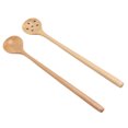 thumbnail image 4 of Wooden Soup Spoon, Beech Wood Wooden Spoon 2 Pcs  For Serving, 4 of 8