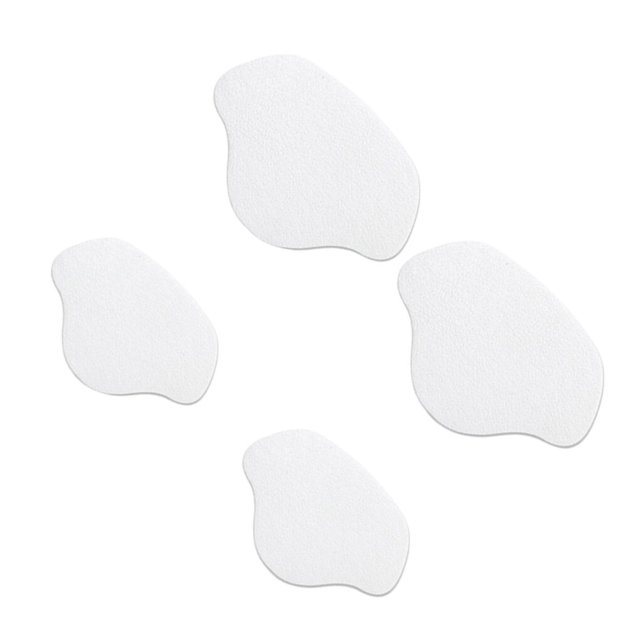 Semelles de Talon pour Réparation de Talon Inserts de Talon Grips de Talon pour Hommes & Femmes Talons Hauts Blancs
