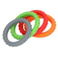 thumbnail image 4 of Baby Teethers Bracelet, Heat Resistant 4pcs Infant Teethers Bracelet Silicone Circle Rings Refrigerable  For Teething Period, 4 of 8