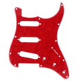 thumbnail image 1 of Plaque de Protection Colorée en Celluloïd à 11 Trous pour Guitares Strat SSS, 1 of 4