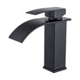 thumbnail image 1 of tredstone Luxurious Basin Waterfall Sink Waterproof And Multi-functional Durable Basin Waterfall black short style, 1 of 6