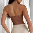 thumbnail image 3 of Timegard Womens Tube Tank Tops Sleeveless Strapless Crop Tops Basic Backless Top Going out Cute Summer Shirts, 3 of 5