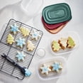 thumbnail image 4 of Rubbermaid TakeAlongs 2.9-Cup Square Food Storage Containers, Meal Prep Containers with Lids, Limited-Edition Blue Spruce, 4 Count, 4 of 4