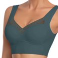 thumbnail image 2 of Hjtefg Plus Size Bralette - Wireless Adjustable Support, Side-Smoothing Full Coverage,Color: Royal Blue Size: L, 2 of 6