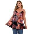 thumbnail image 4 of LARACE Plus Size Tank Tops for Women Casual Blouse Workout Tank Tops Sleeveless Loose Summer A-Black19_4X, 4 of 5